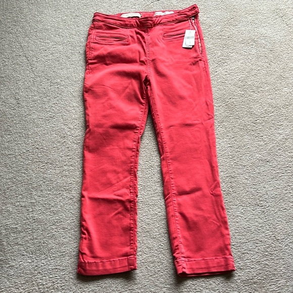 NWT Anthropologie Pilcro Letterpress High Rise Legging Jeans 30 capri - Picture 1 of 4